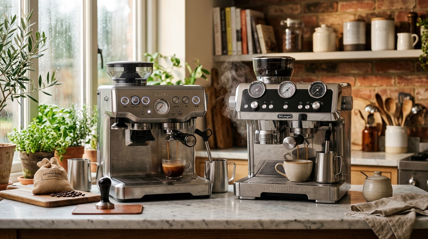 Breville vs De'Longhi Espresso Machines: Full Comparison 2026